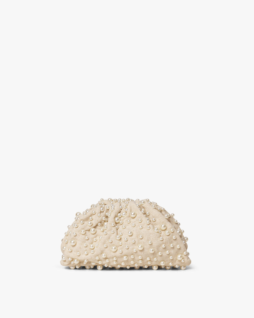 Day Pearl Linen Clutch
